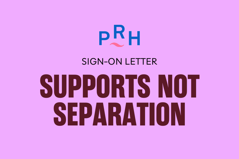 Supports Not Separation — Add Your Name Today