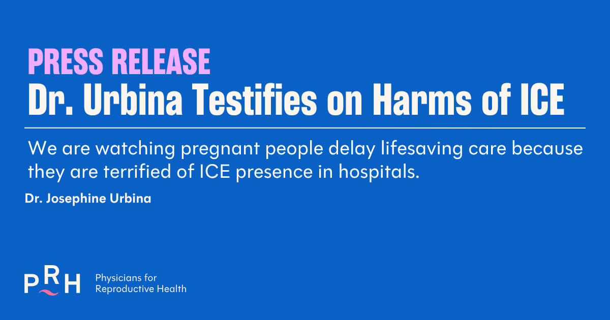 Dr. Urbina Testifies on Harms of ICE
